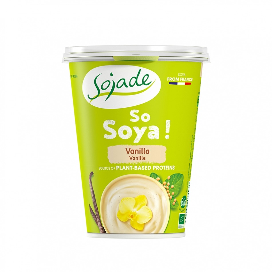 Yogur de Soja sabor Vainilla So Soja! 400gr Sojade