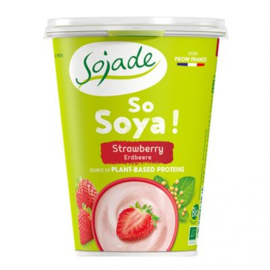 Yogur de Soja sabor Fresa So Soja! 400gr Sojade