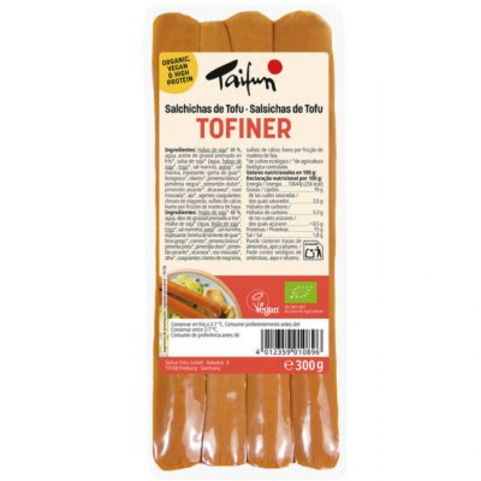 Salchichas de Tofu estilo Viena 300gr Taifun