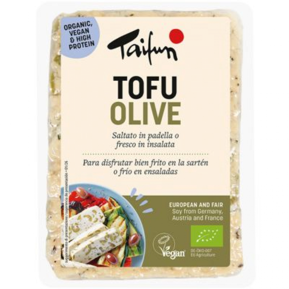 Tofu con Olivas 200gr Taifun