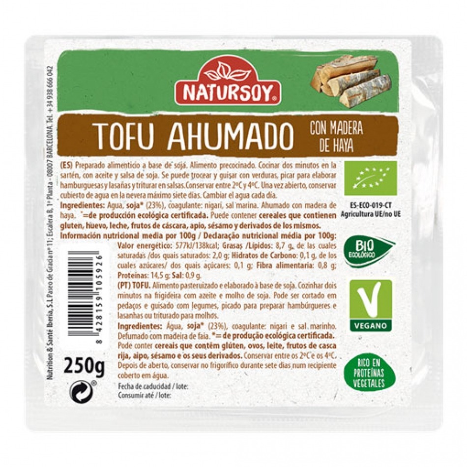 Tofu ahumado 250gr Natursoy