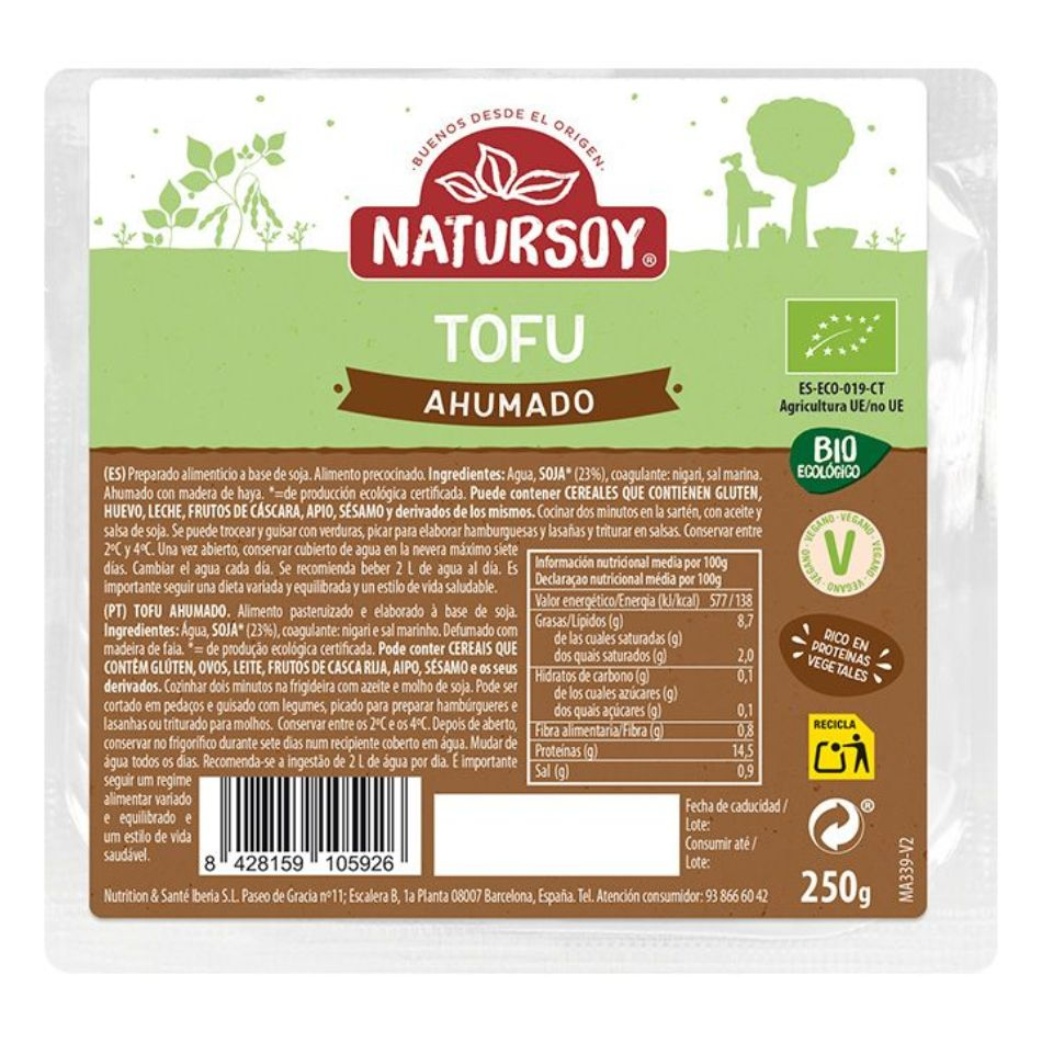 Tofu Ahumado Bio 250gr Natursoy