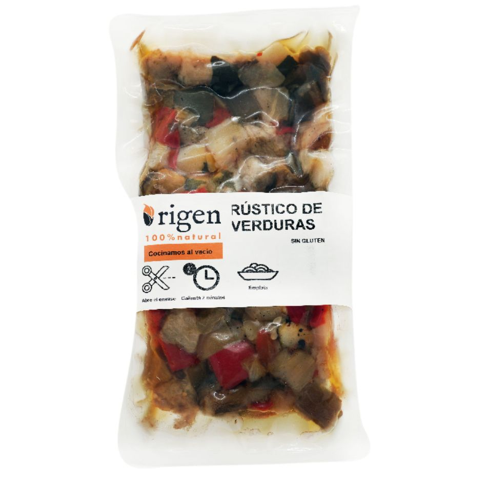 Rústico de Verduras al vacío 250gr Origen