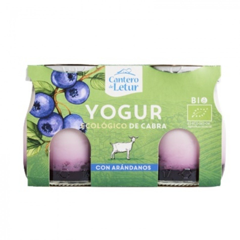 Yogur ecológico de Cabra con Arándanos 2x125 El Cantero de Letur
