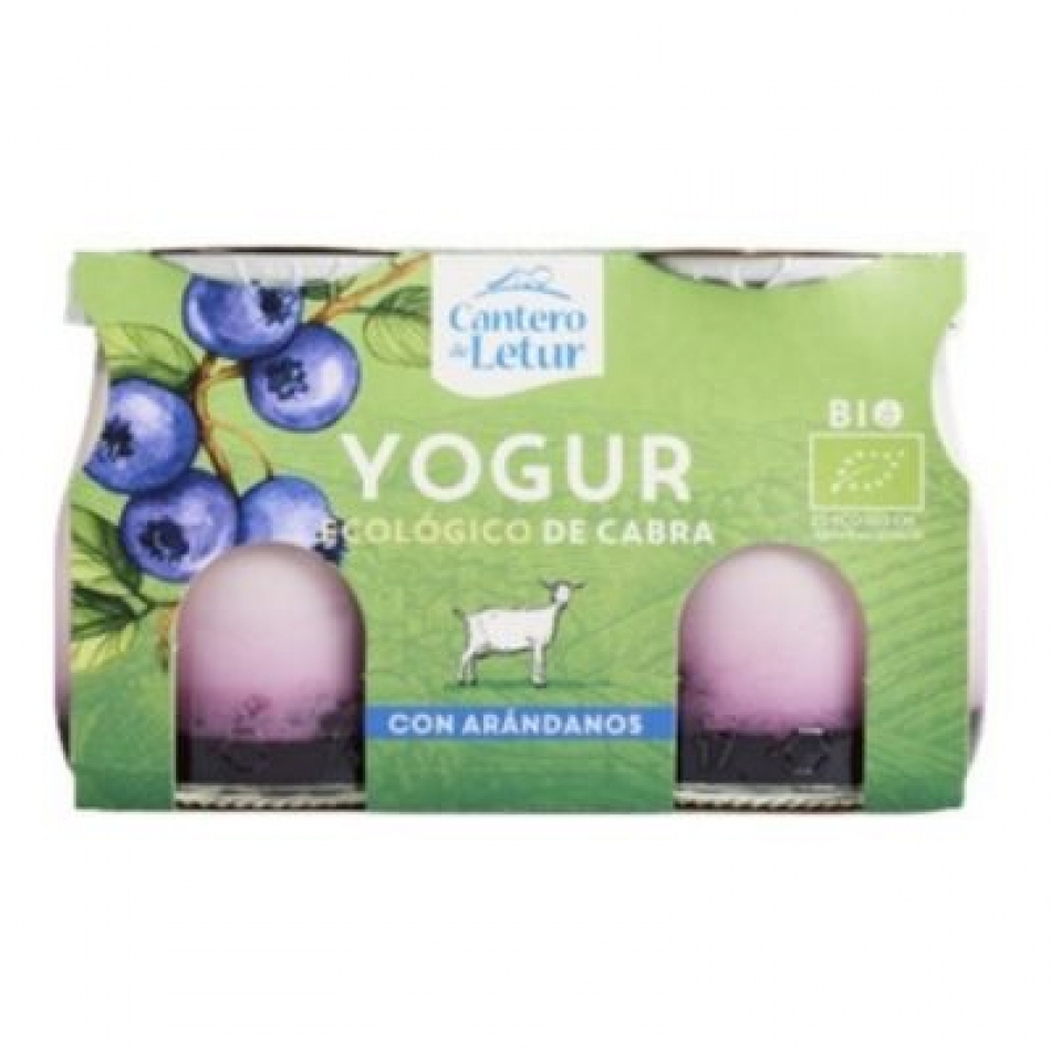 Yogur ecológico de Cabra con Arándanos 2x125 El Cantero de Letur