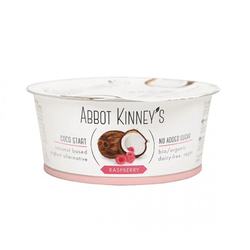 Yogur vegano de Coco sabor Frambuesas 125ml Abbot Kinney's