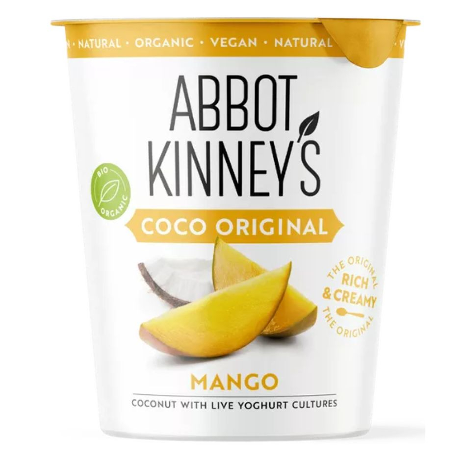 Yogur vegano de Coco sabor Mango 350gr Abbot Kinney's