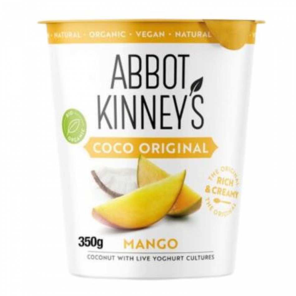 Yogur vegano de Coco sabor Mango 350gr Abbot Kinney's