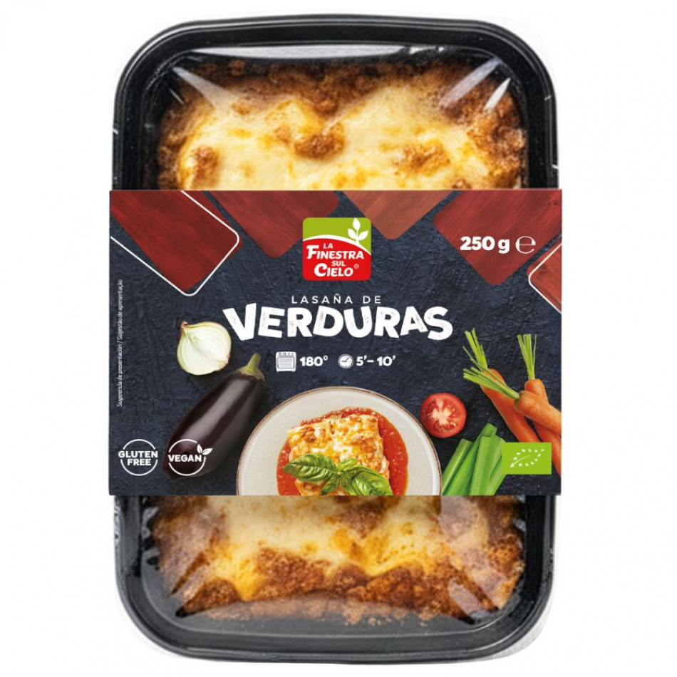 Lasaña de Verduras 250gr La Finestra sul Cielo