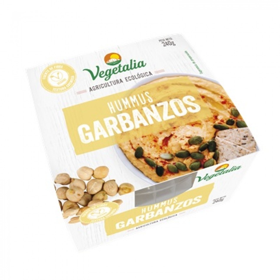 Hummus Garbanzos 240gr Vegetalia