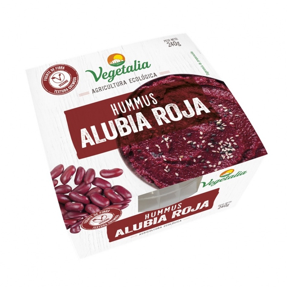 Hummus Alubia roja 240gr Vegetalia