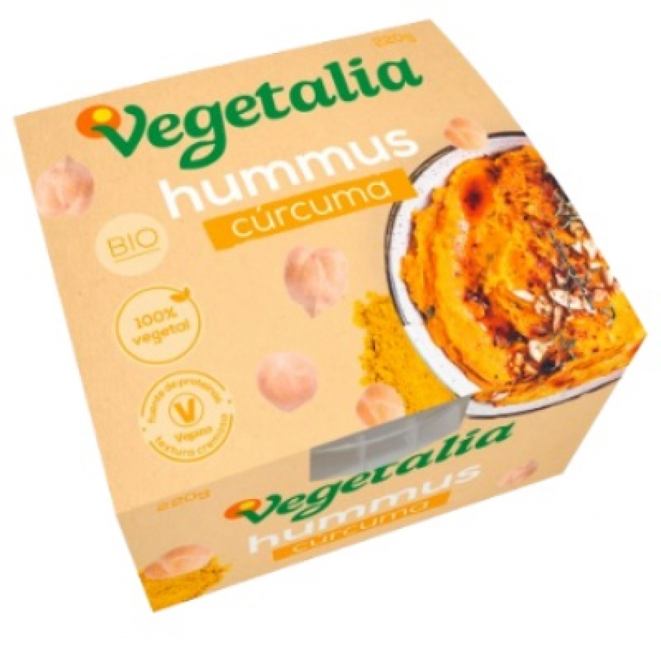 Hummus Cúrcuma 240gr Vegetalia