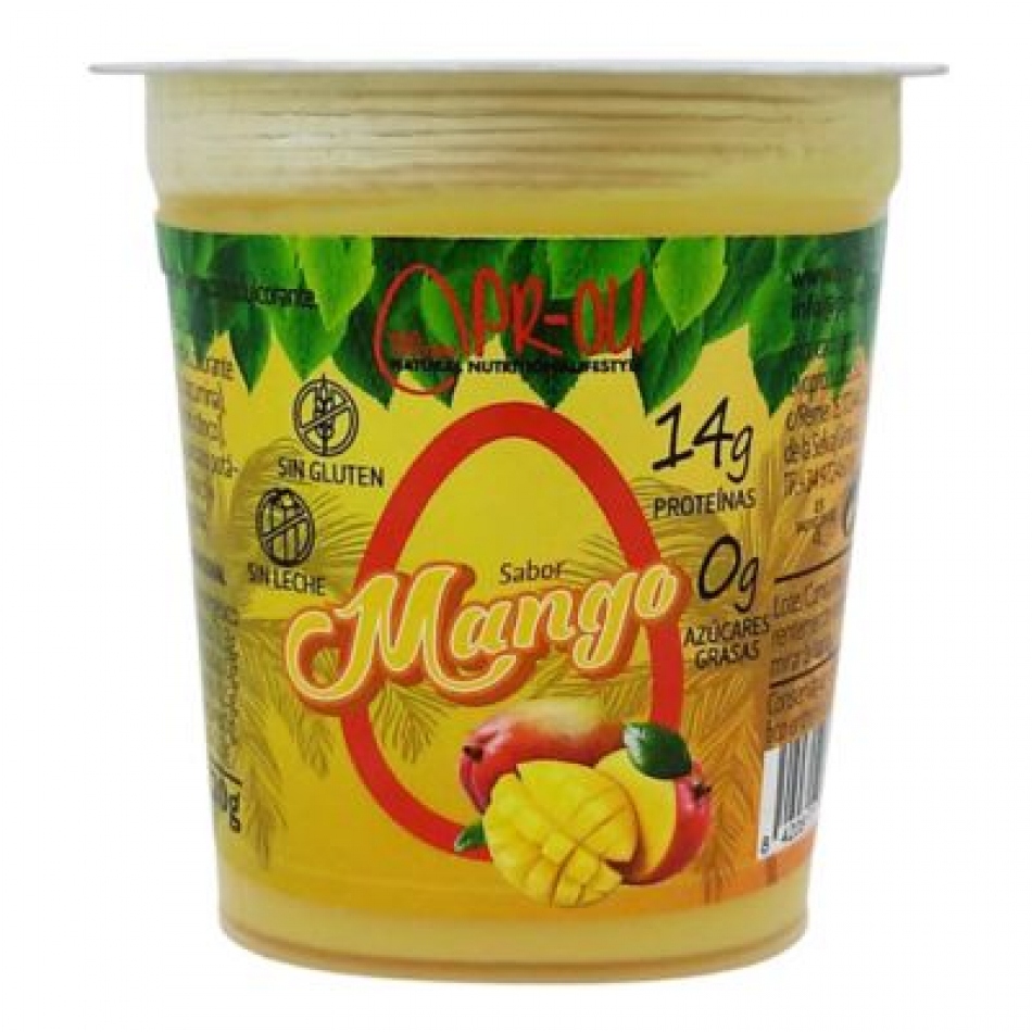 Tarrina de Clara de huevo sabor Mango 120gr PR-OU