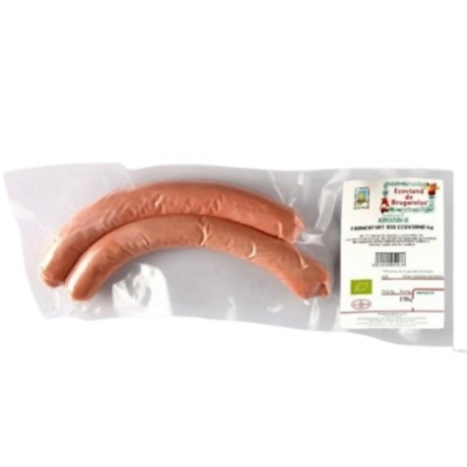 Salchicha estilo Frankfurt Bio 150gr Ecoviand