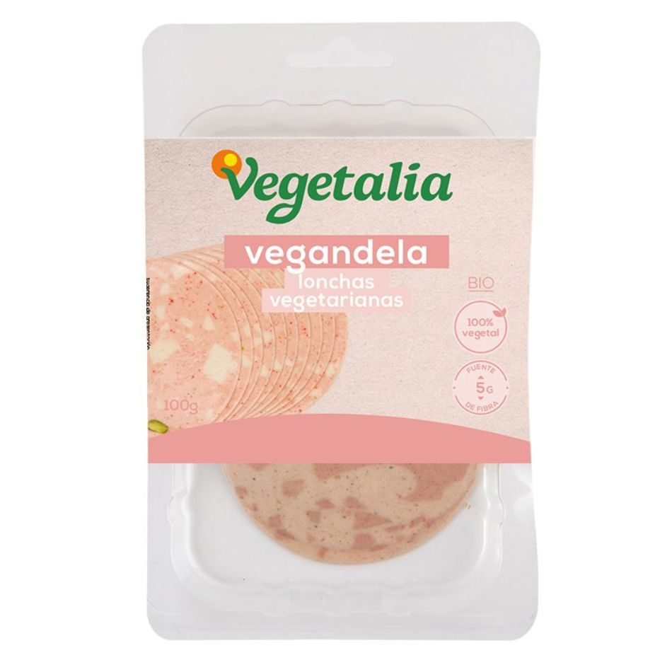 Vegandela embutido vegano Mortadela 100gr Vegetalia