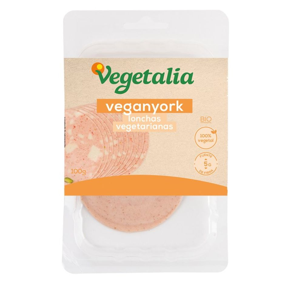 Veganyork embutido vegano York 100gr Vegetalia