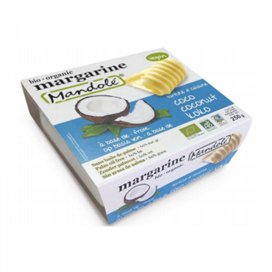 Margarina de Coco Bio-Orgánica 250gr Mandolé