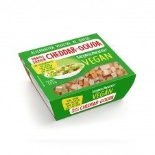 Queso vegano en Dados tipo Cheddar-Gouda 175gr Vegecheese