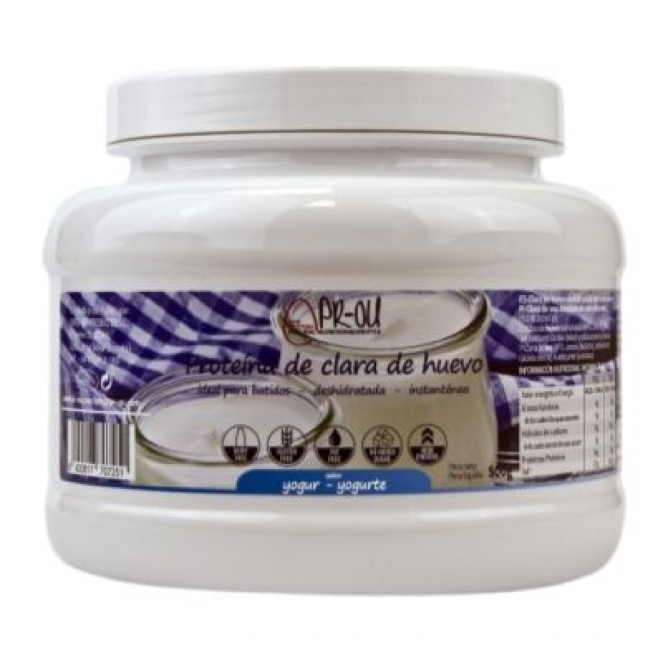 Proteína de clara de huevo sabor Yogur 500gr PR-OU