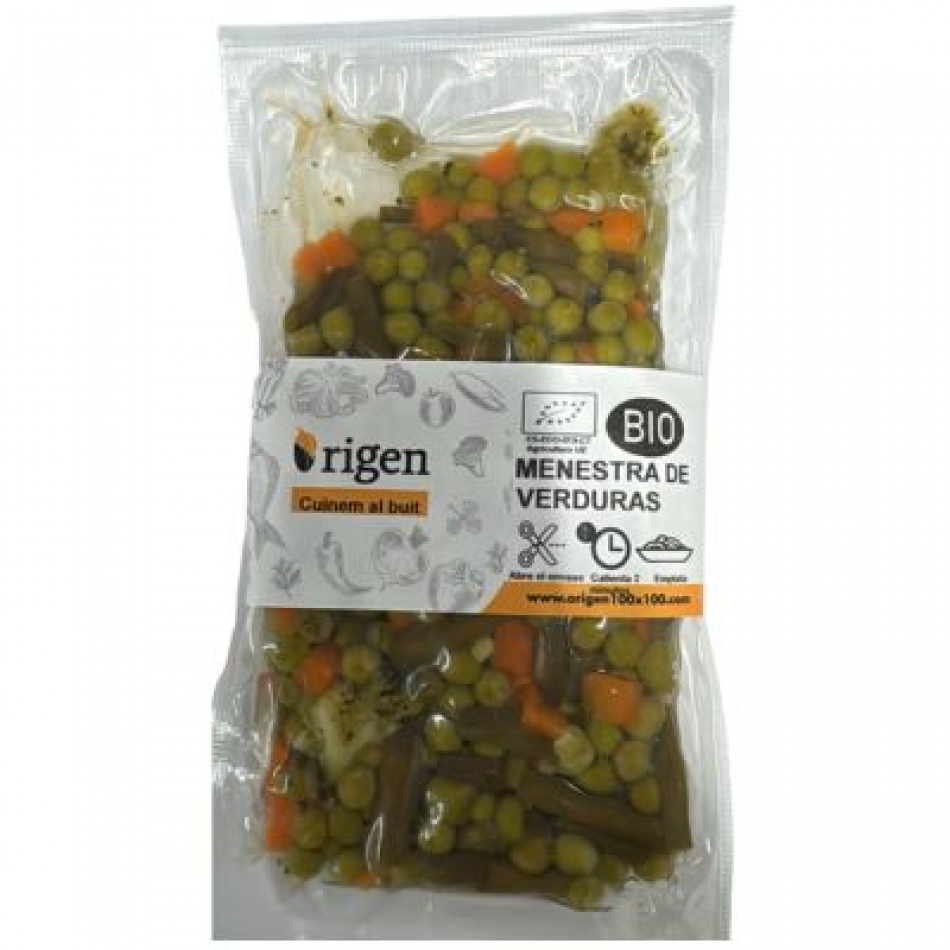 Menestra de verduras bio al vacío 250gr Origen