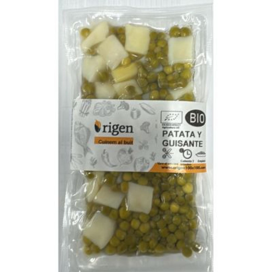 Patata y Guisante al vacío Bio 250gr Origen