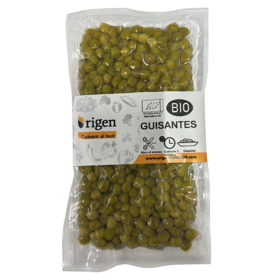 Guisantes Bio al vacío 250gr Origen