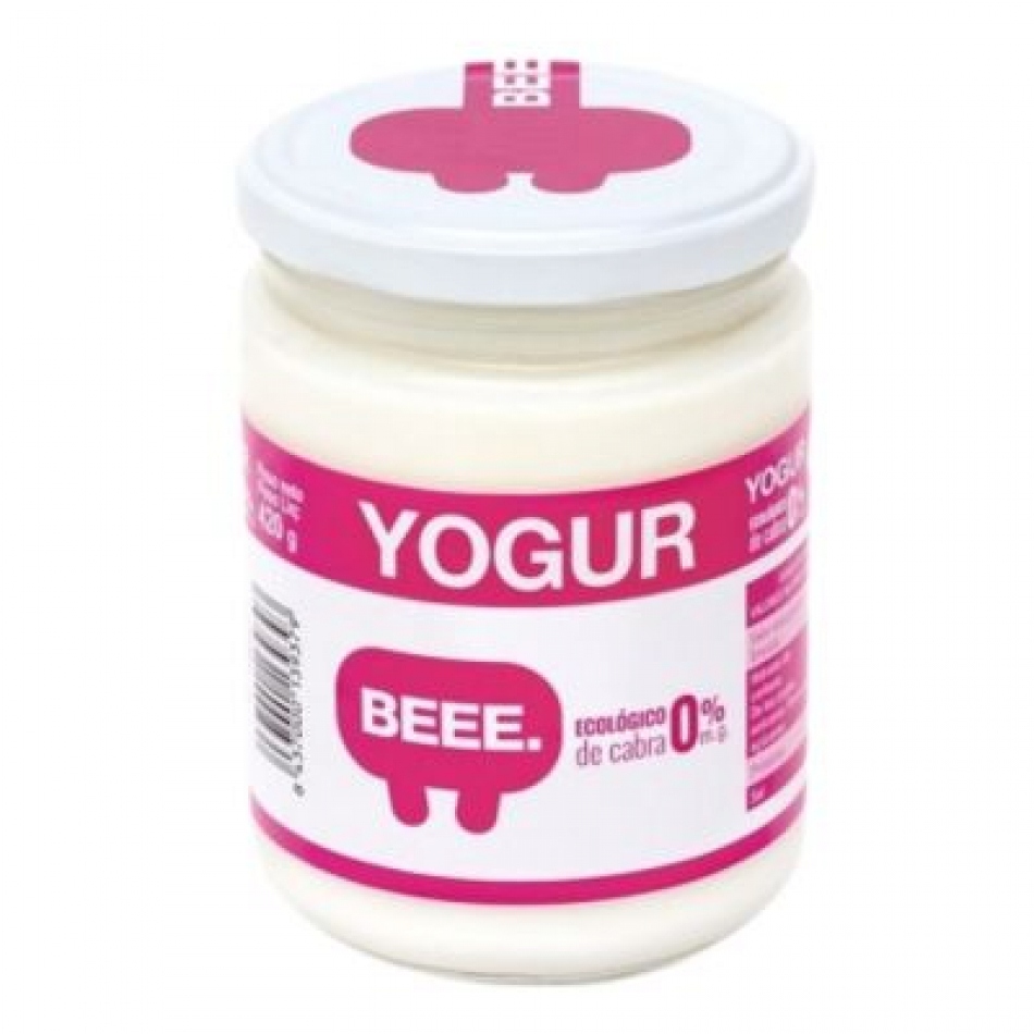 Yogur ecológico de Cabra 0% M.G. 420gr Beee