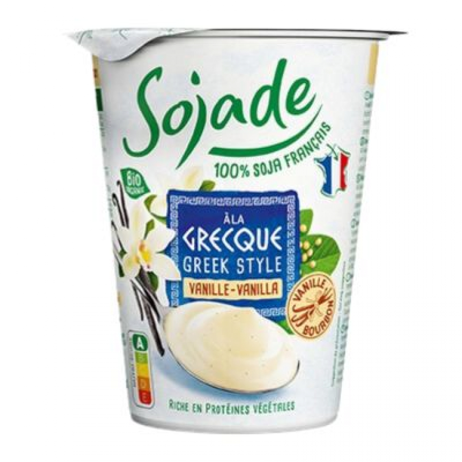 Yogur de Soja estilo Griego sabor Vainilla So Soja! 400gr Sojade
