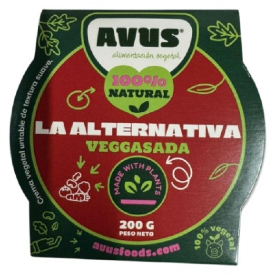 Veggasada untable vegetal 225gr Avus
