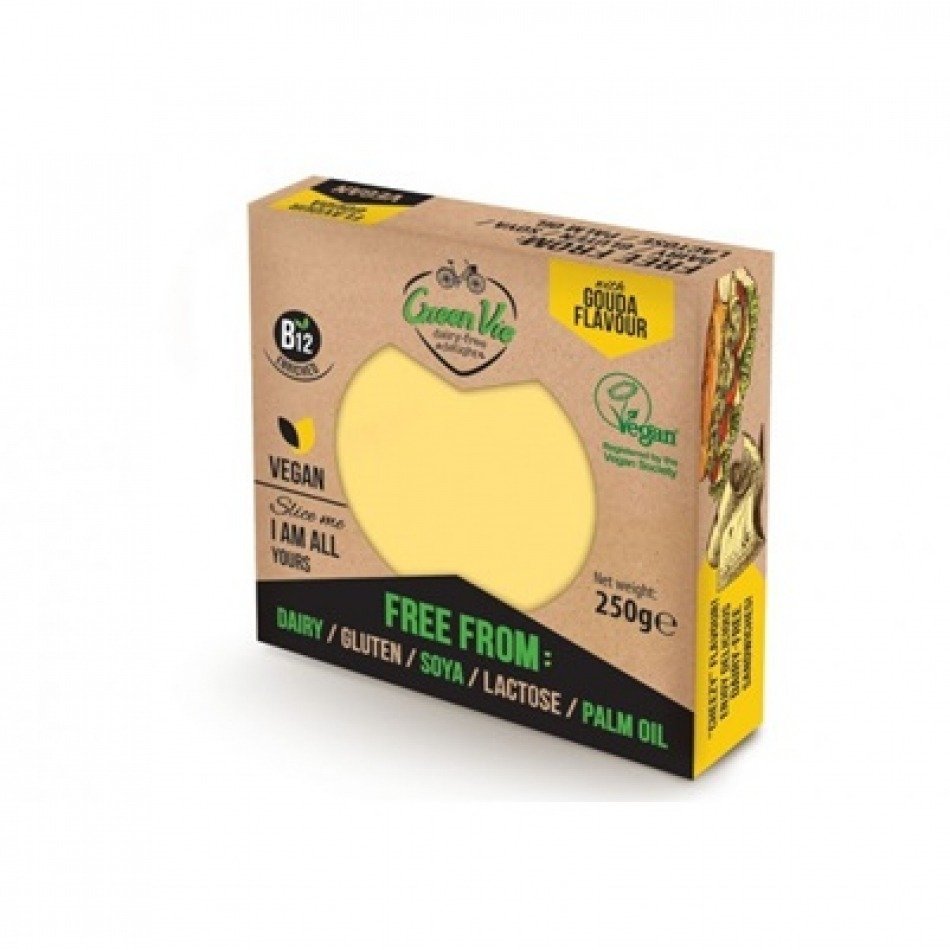 Queso vegano en bloque sabor Gouda 250gr Green Vie