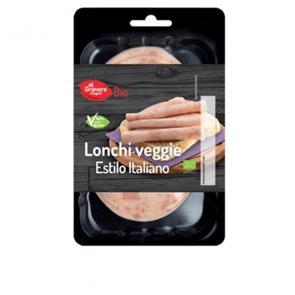 Embutido vegano en lonchas Lonchi-Veggie estilo italiano 100gr Bio El Granero Integral