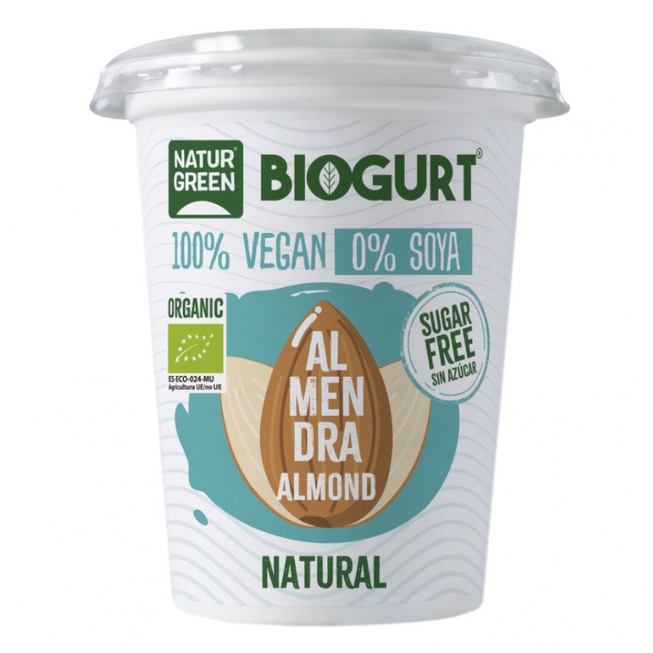 Yogur vegano de Almendra Bio 400gr Naturgreen Biogurt