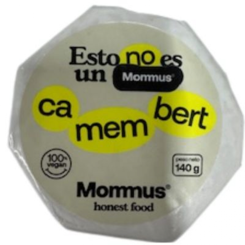 Queso Vegano sabor Camembert Curado 140gr Mommus