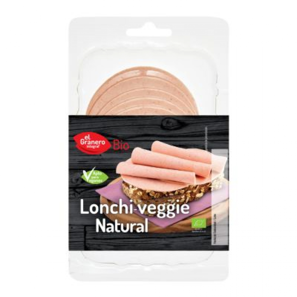 Embutido vegano en lonchas Lonchi-Veggie sabor Natural Bio 100gr El Granero Integral