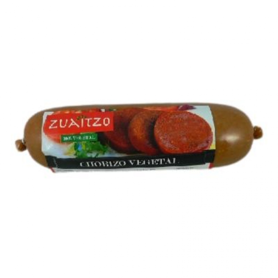Chorizo vegetal 200gr Zuaitzo
