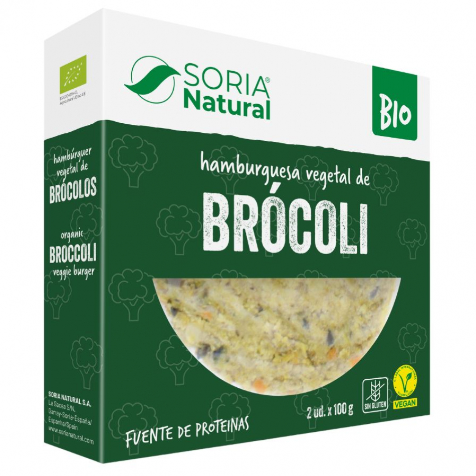 Hamburguesa Vegana de Brócoli Eco 2x100gr Soria Natural