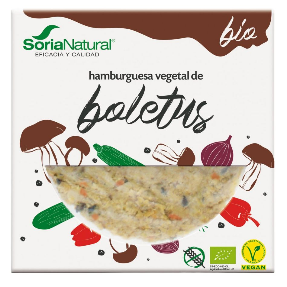 Hamburguesa Vegana de Boletus Eco 2x100g Soria Natural
