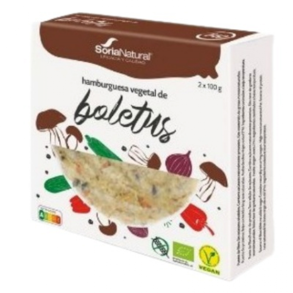 Hamburguesa Vegana de Boletus Eco 2x100g Soria Natural