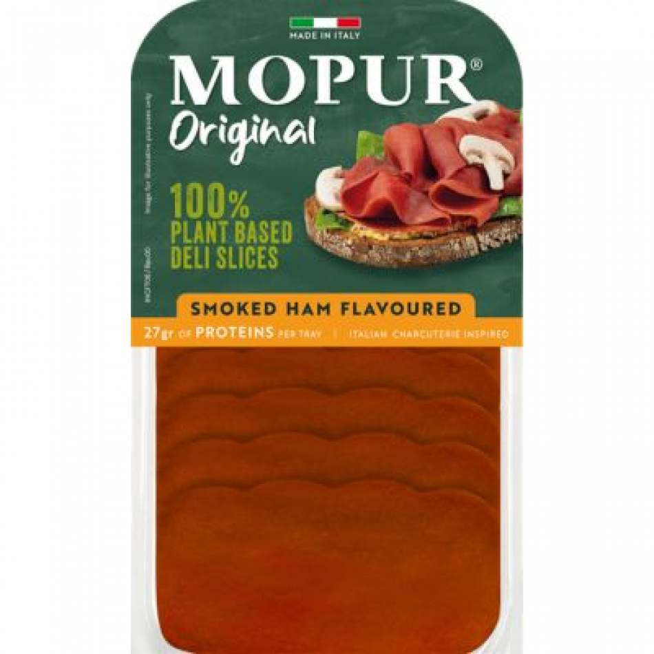 Jamon Vegano Ahumado loncheado 90gr Good & Green