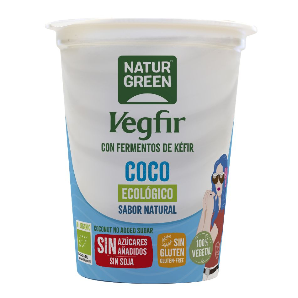 Vegfir Kefir Vegano de Coco Bio 400gr NaturGreen