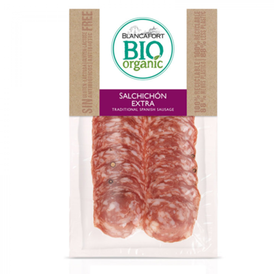 Salchichón en lonchas 80gr Bio Blancafort