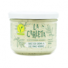 Queso crema vegano a las Finas Hierbas 200gr La Carleta