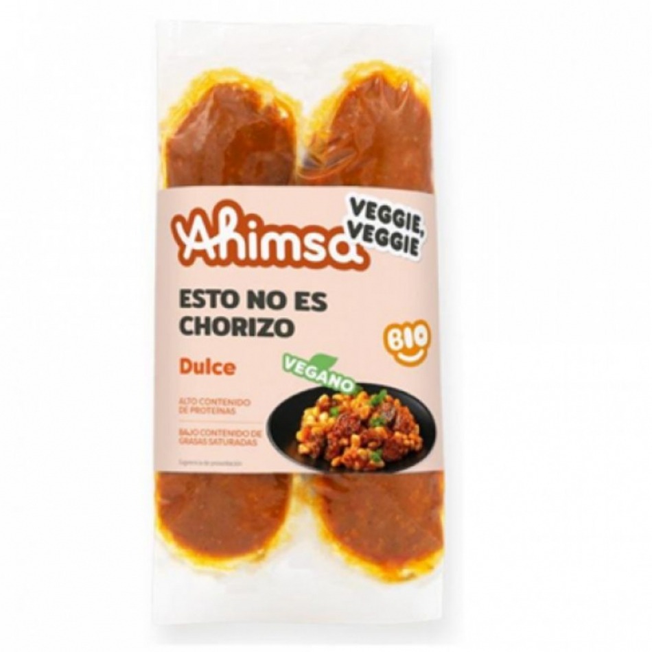 Chorizo dulce Vegano Bio 230gr Ahimsa