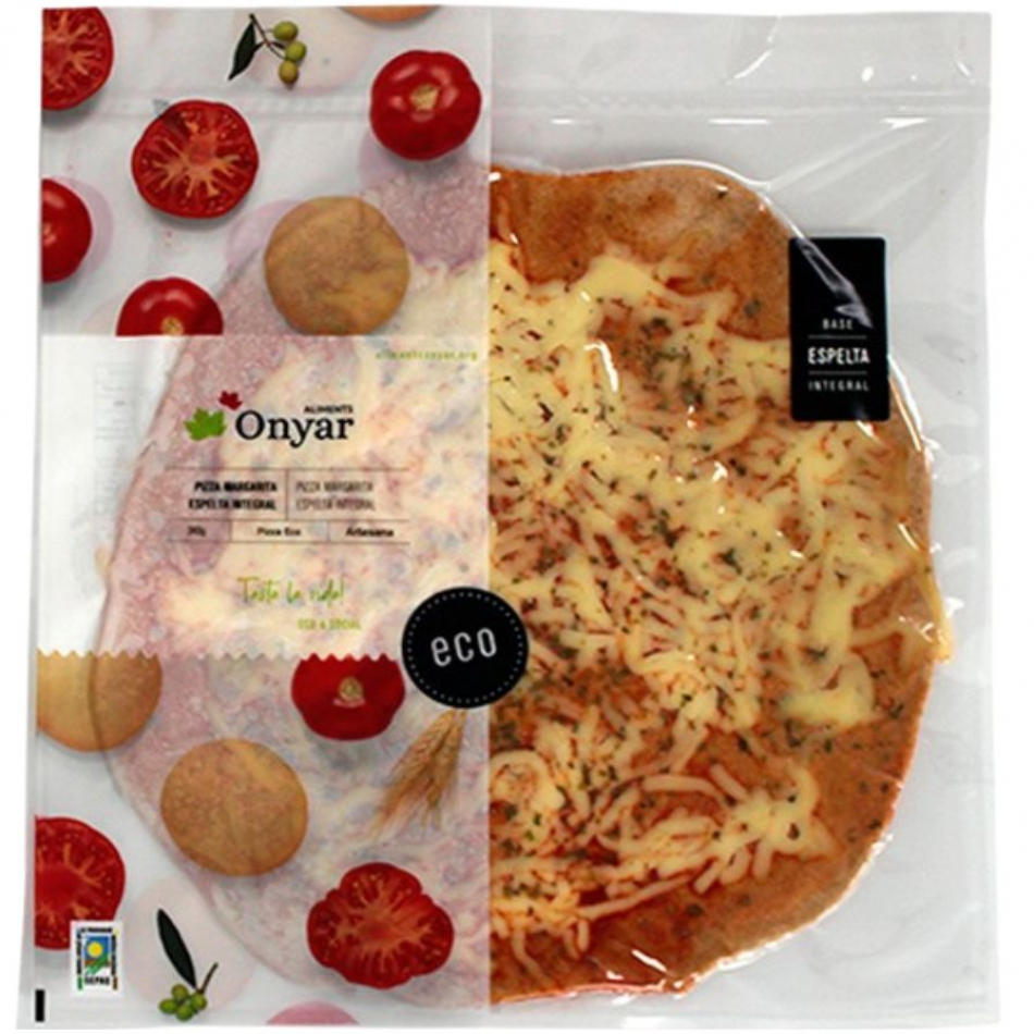 Pizza Margarita con base de espelta Eco 340gr Aliments Onyar