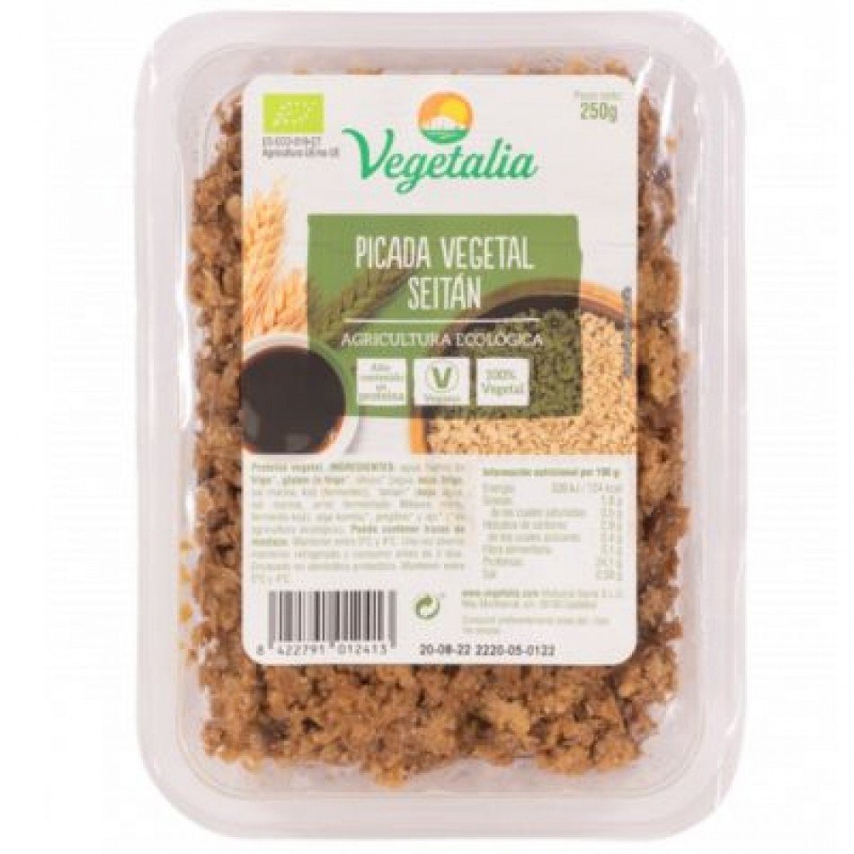 Picada vegetal de Seitán Bio 250gr Vegetalia