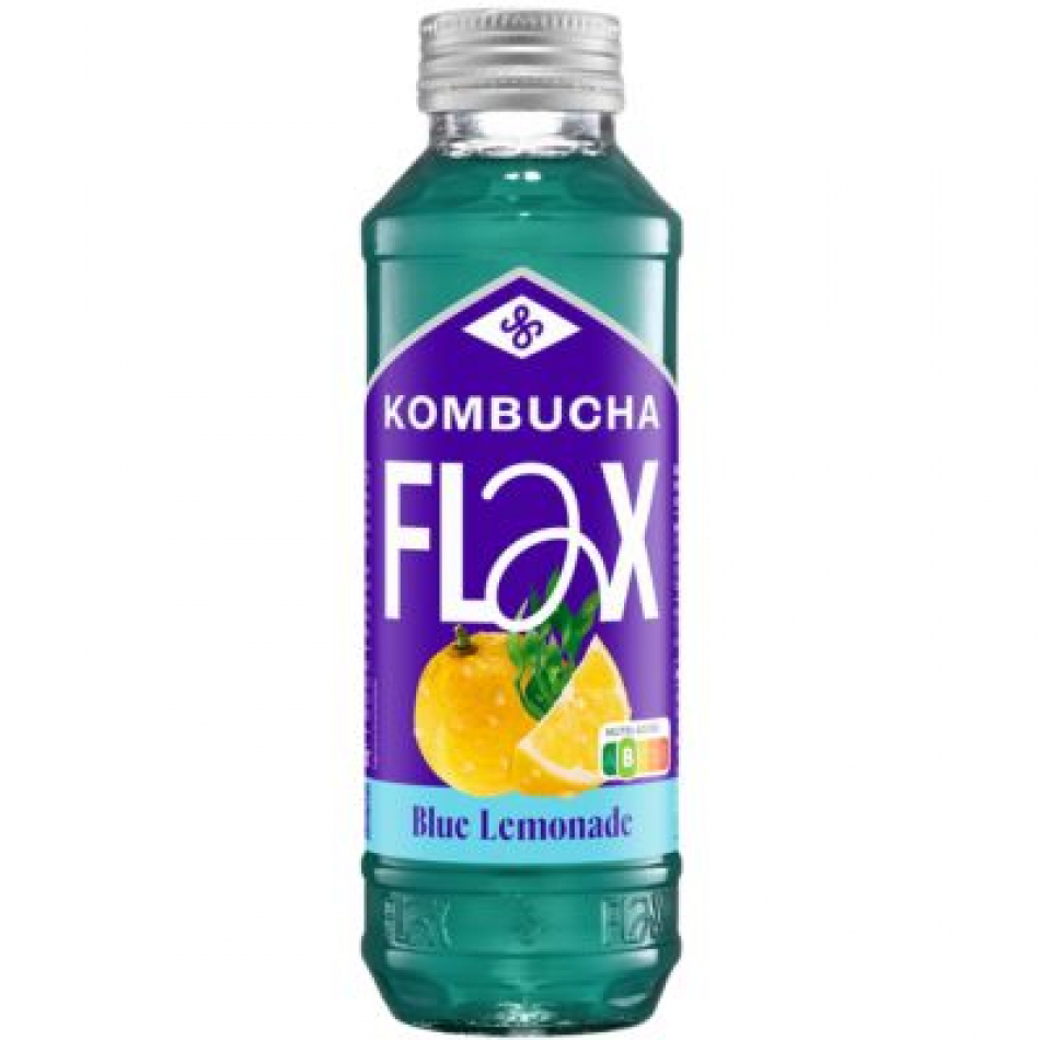 Kombucha Blue Lemonade 250ml Flax&Kale