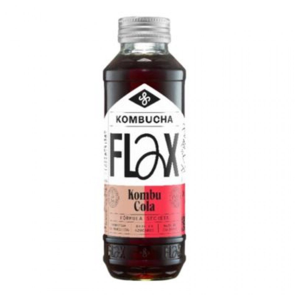 Kombucha Cola 330ml Flax&Kale