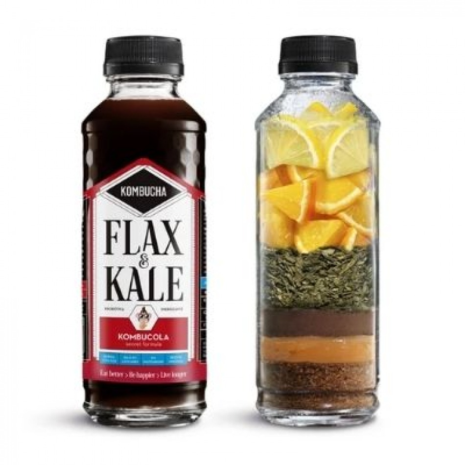Kombucha Cola 250ml Flax&Kale