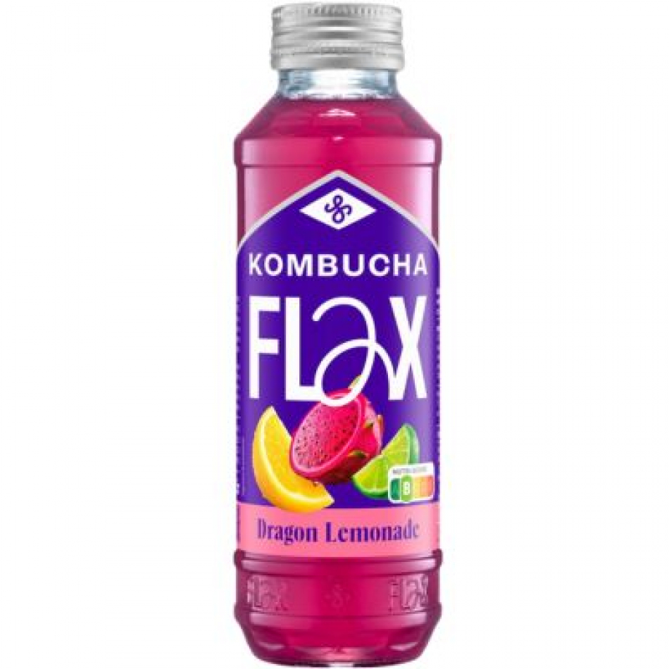 Kombucha Dragon Lemonade 330ml Flax&Kale