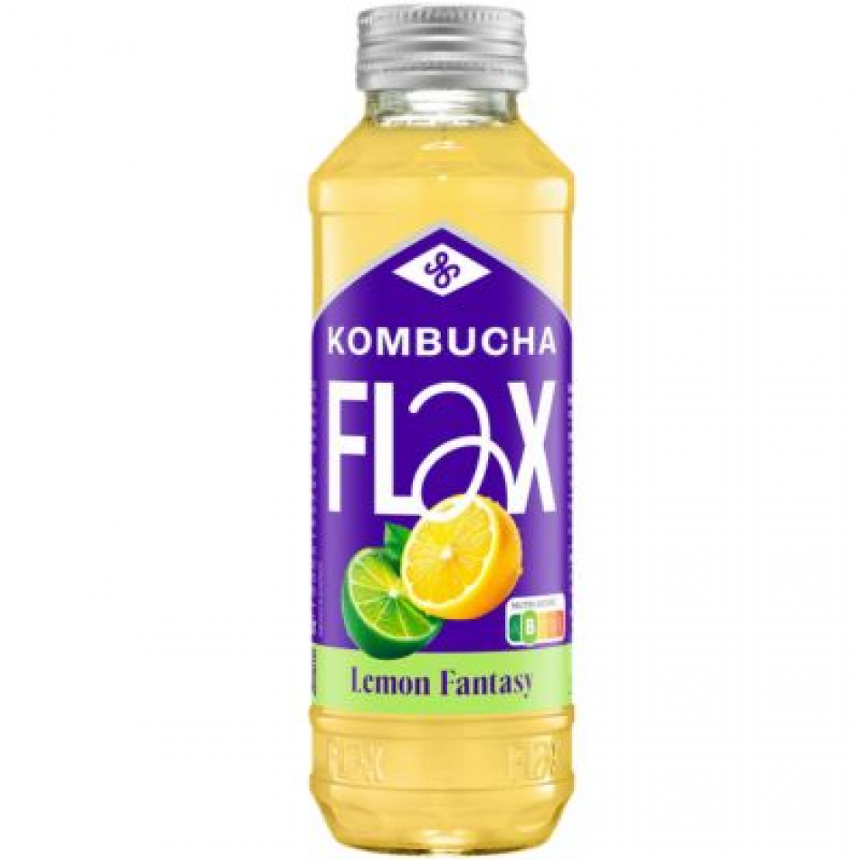 Kombucha Lemon Fantasy 330ml Flax&Kale